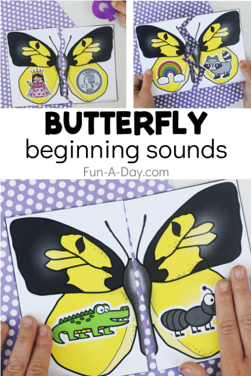 Butterfly Beginning Sounds Activity